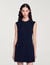 Mini dress with buttons