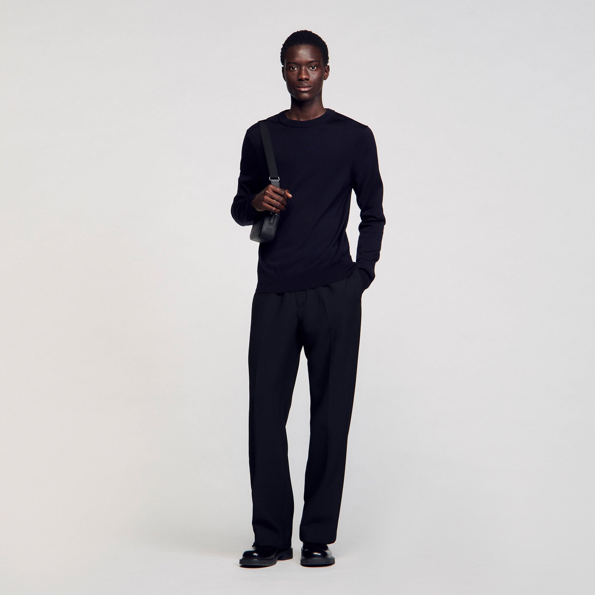 Fine knit wool sweater
