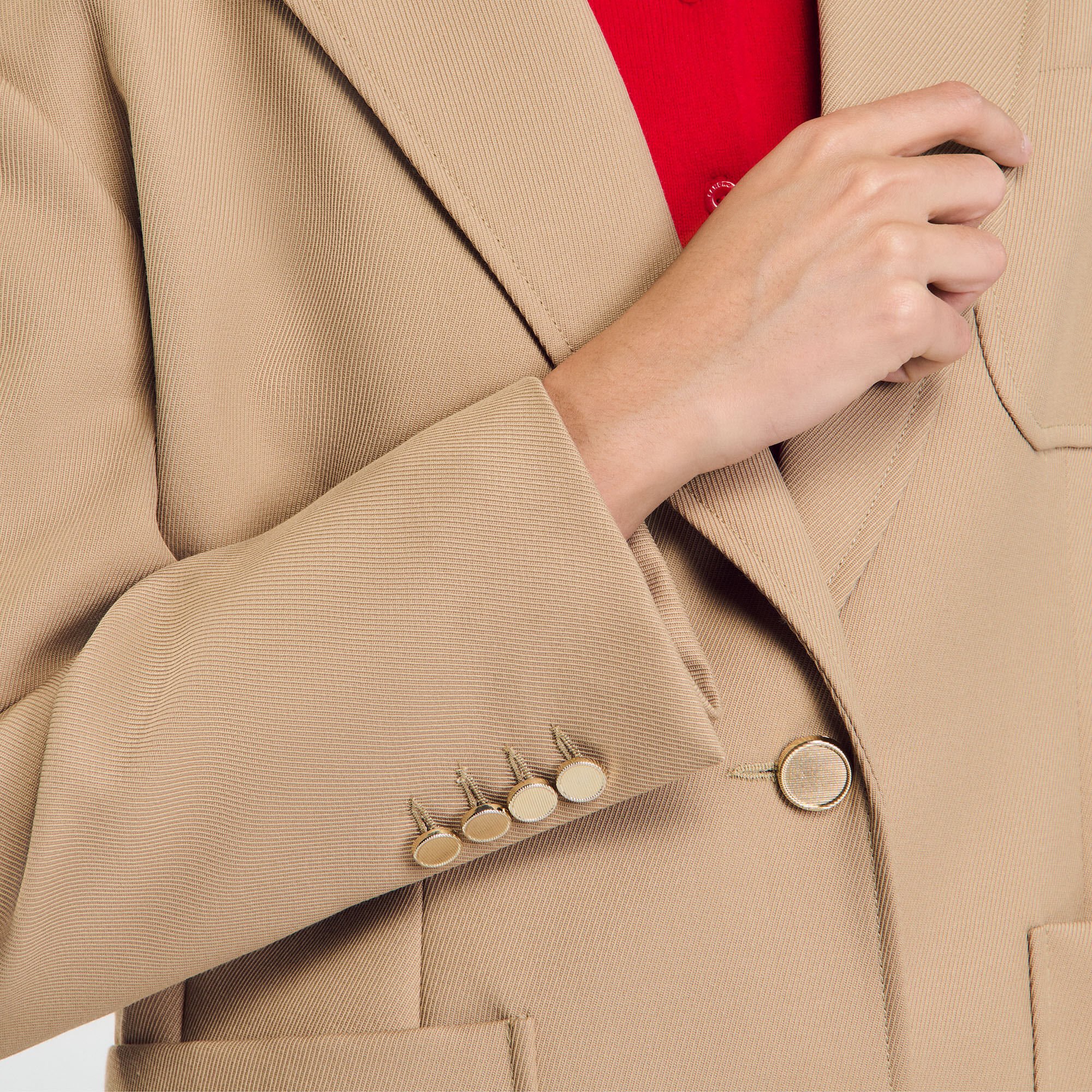 Slim-fit suit jacket