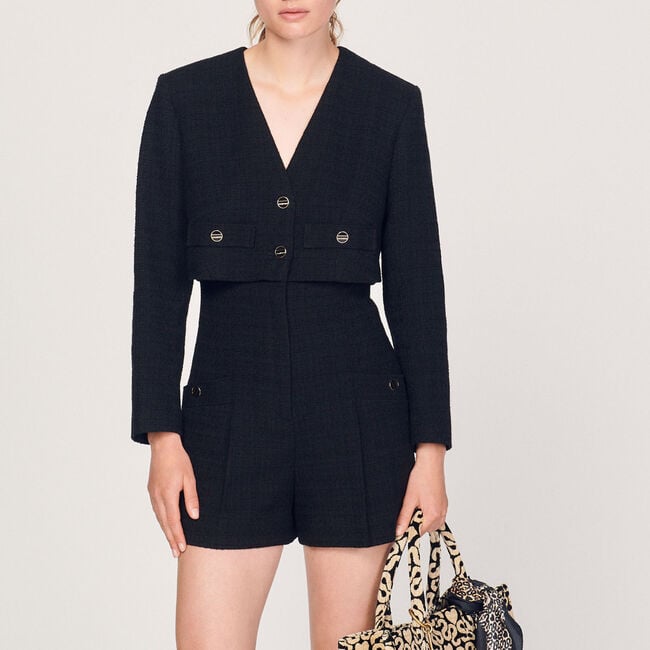 Tweed romper