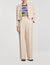 Wide-leg striped floaty trousers