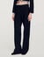 High-waisted tweed trousers