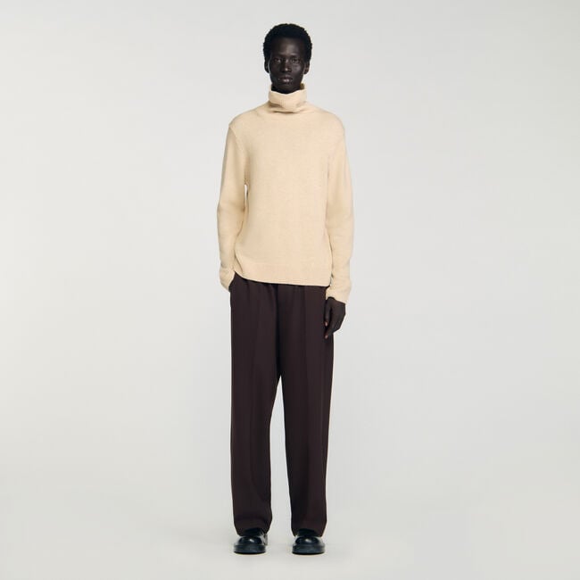 Wool and cashmere turtleneck