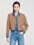Short checked jacket