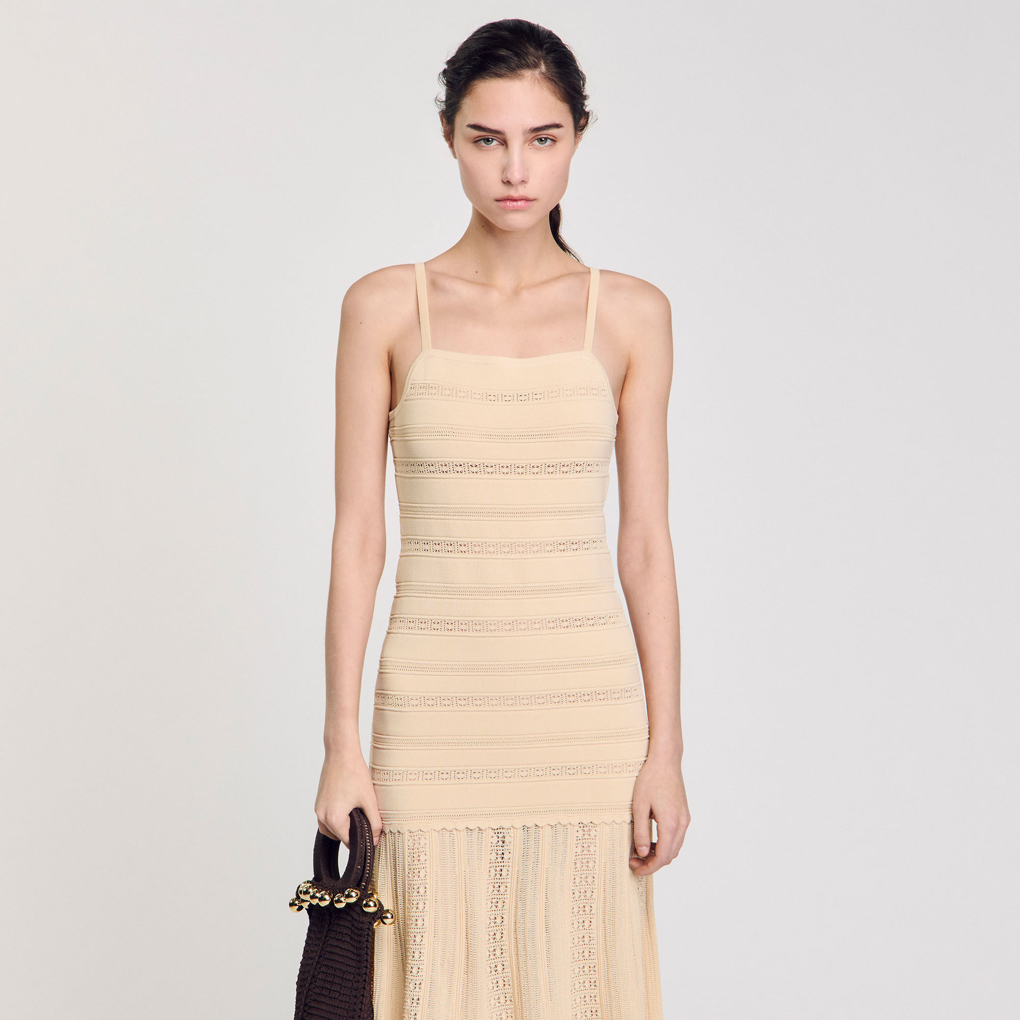 Sienna knit long dress andmary アンドマリー d61ef4cbb61c424a8a7fedbb3b6b97