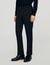 Elasticated straight-leg trousers