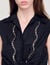 Rhinestone cropped shirt