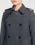 Rhinestone trench coat