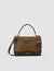 TANGOLINO leather and suede vanity bag