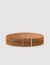 Wide leather belt
