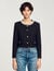 Jacket with beaded collar