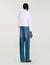 Pleated cropped shirt