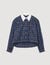 Rhinestone check shirt