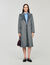 Double-faced check coat