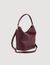 Leather bucket bag