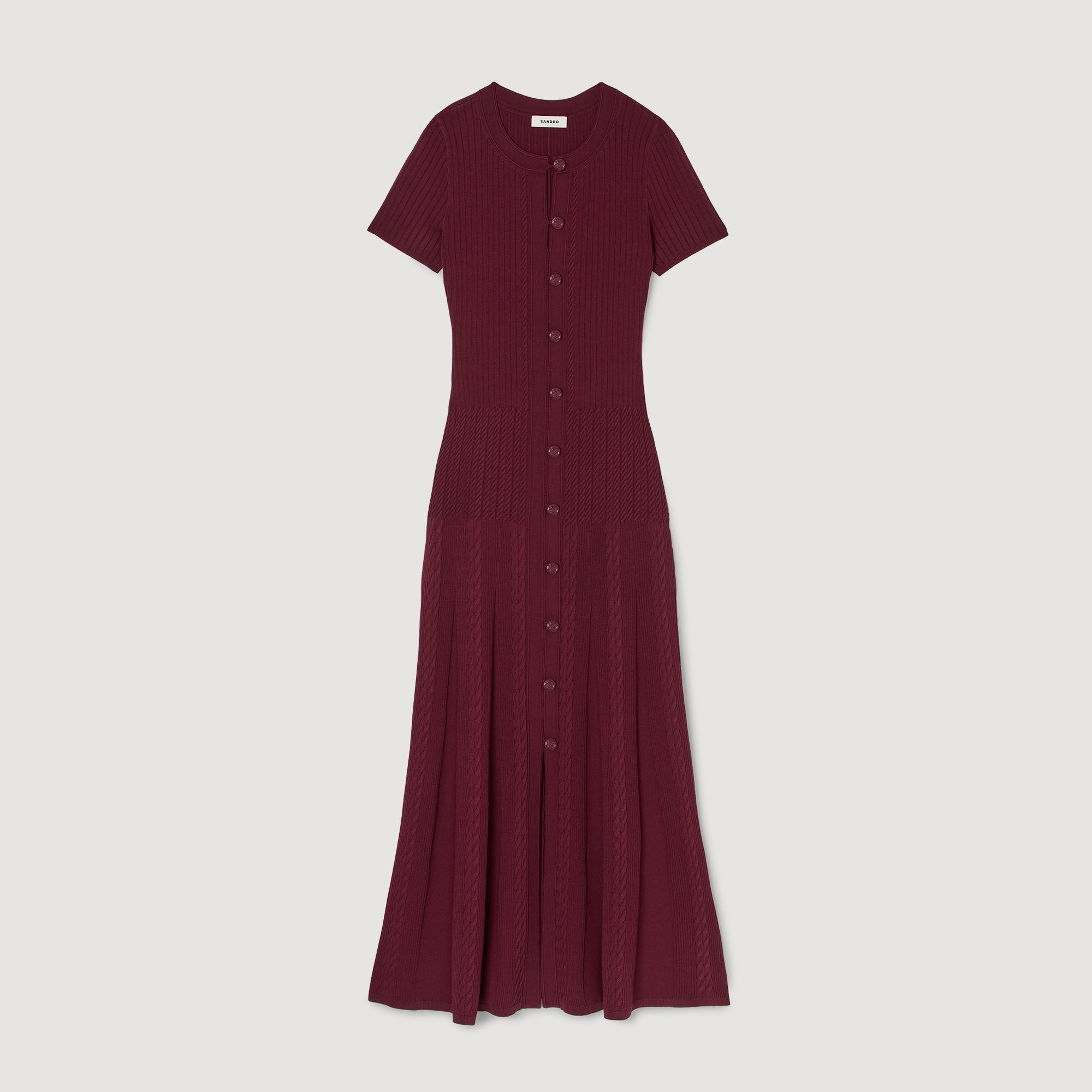 Knit maxi dress
