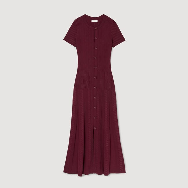 Knit maxi dress