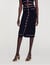 Rhinestone midi skirt