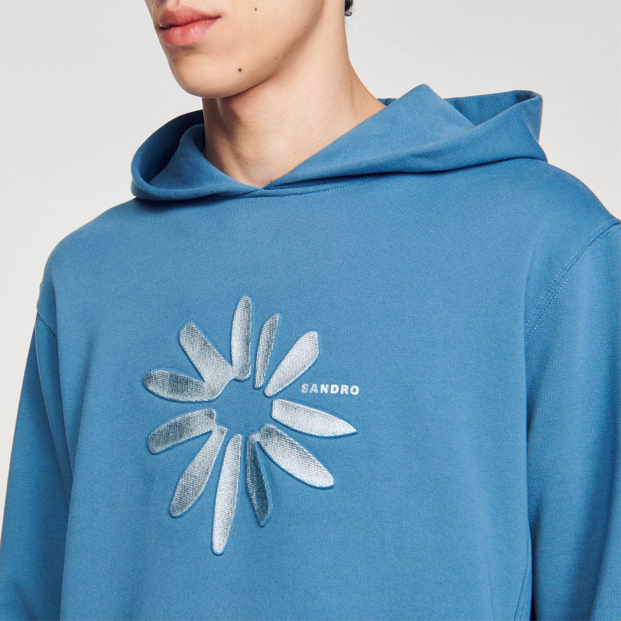 Cotton flower hoodie