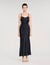 Satin-effect maxi dress