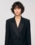 Tuxedo jacket with satin collar