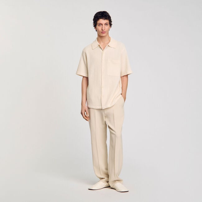 Waffled shirt