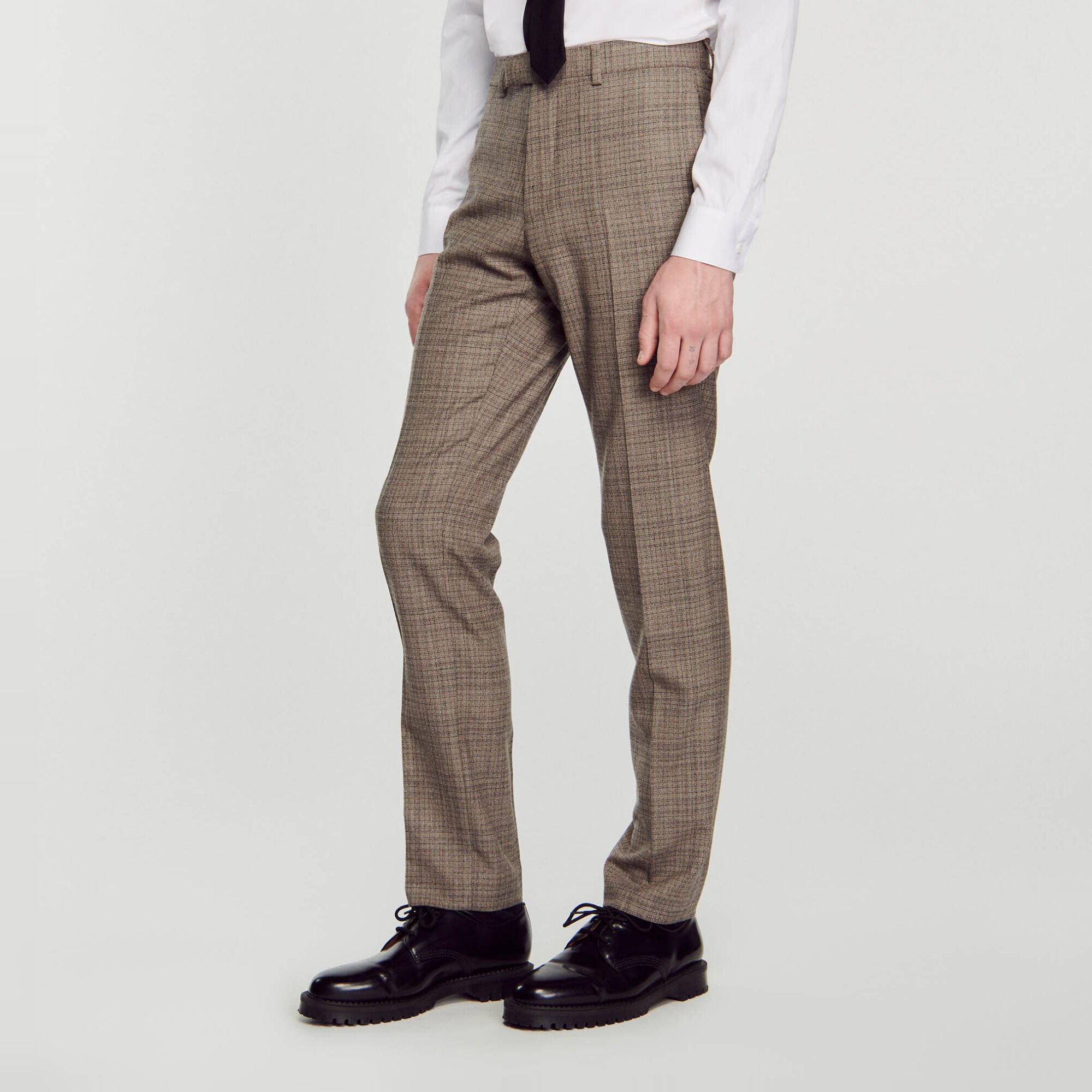 Wool suit pants