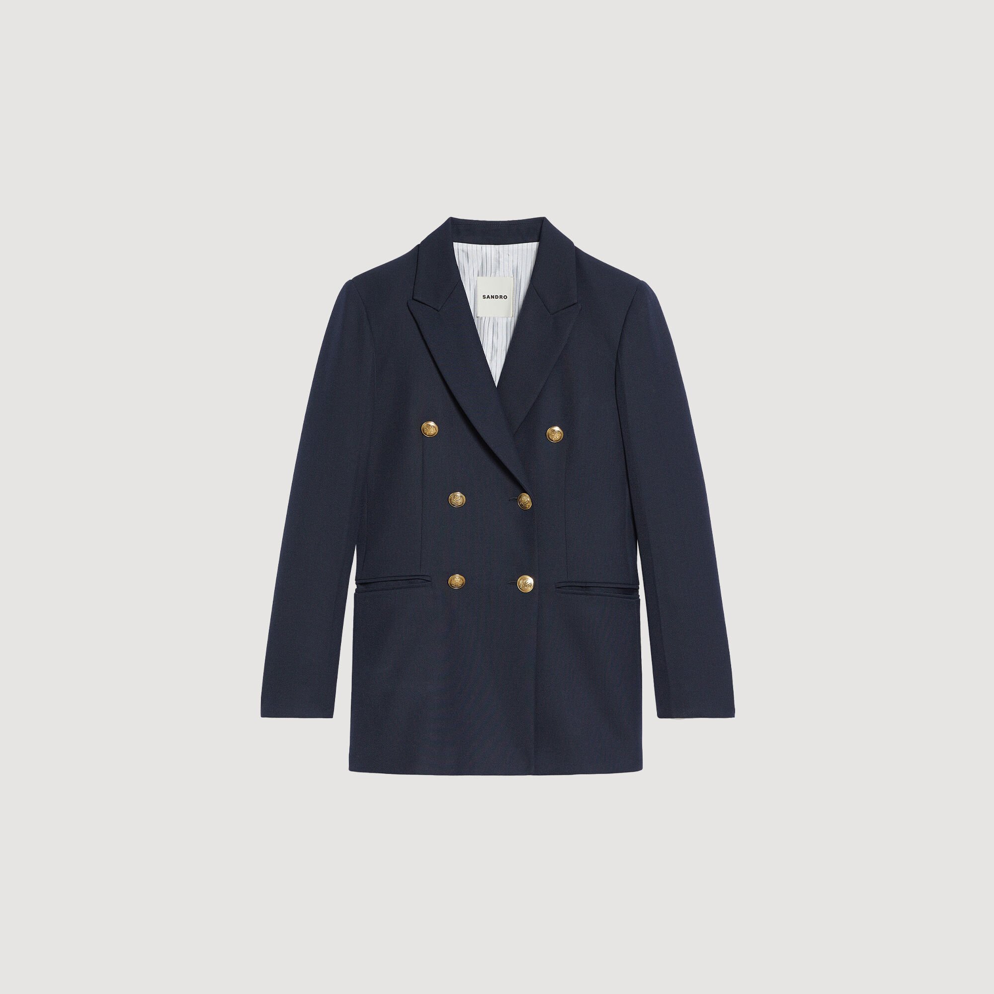 Double-breasted suit jacket