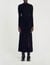 Long, gathered knit dress
