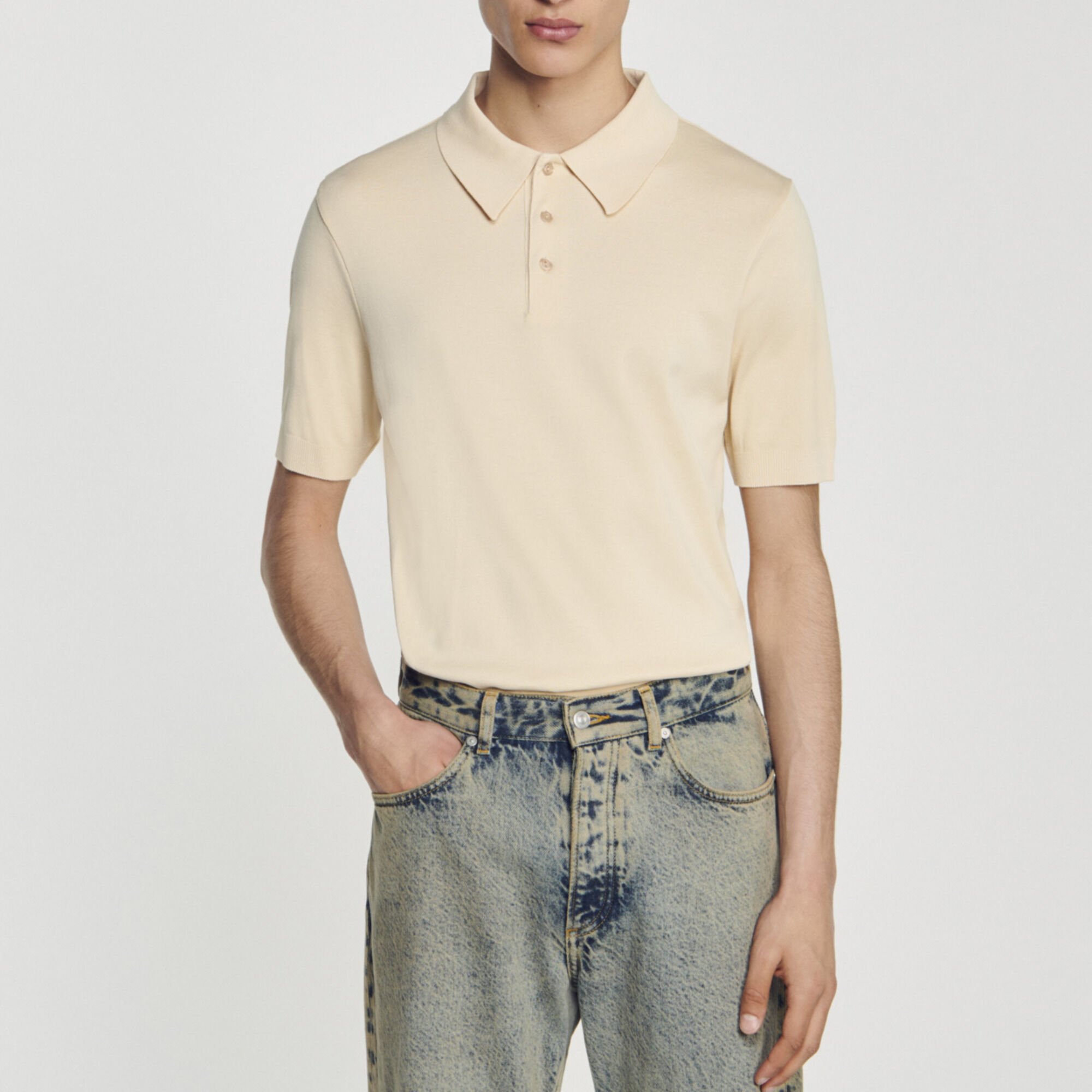 Cotton polo shirt