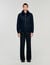 Wool aviator jacket with shearling