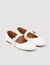 Shiny leather ballet flats