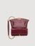 Yza small plain leather bag