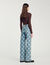 Starry jacquard jeans