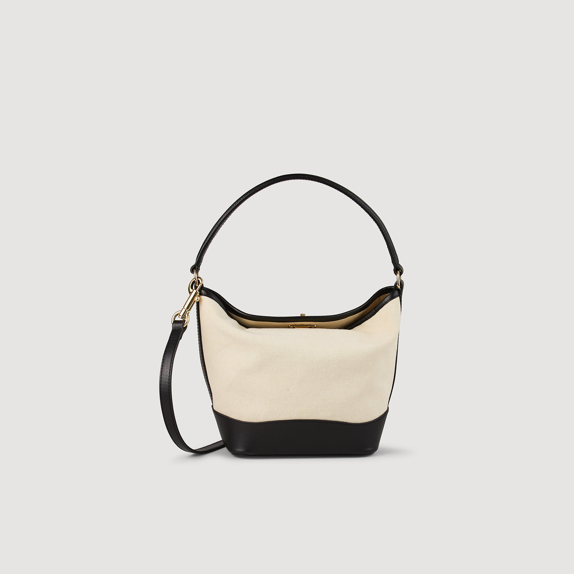 トートバッグ SELF PORTRAIT FW25 (PF25 314 T TAN) Brown Leather Baguette Shoulder Bag With Charm – self-portrait