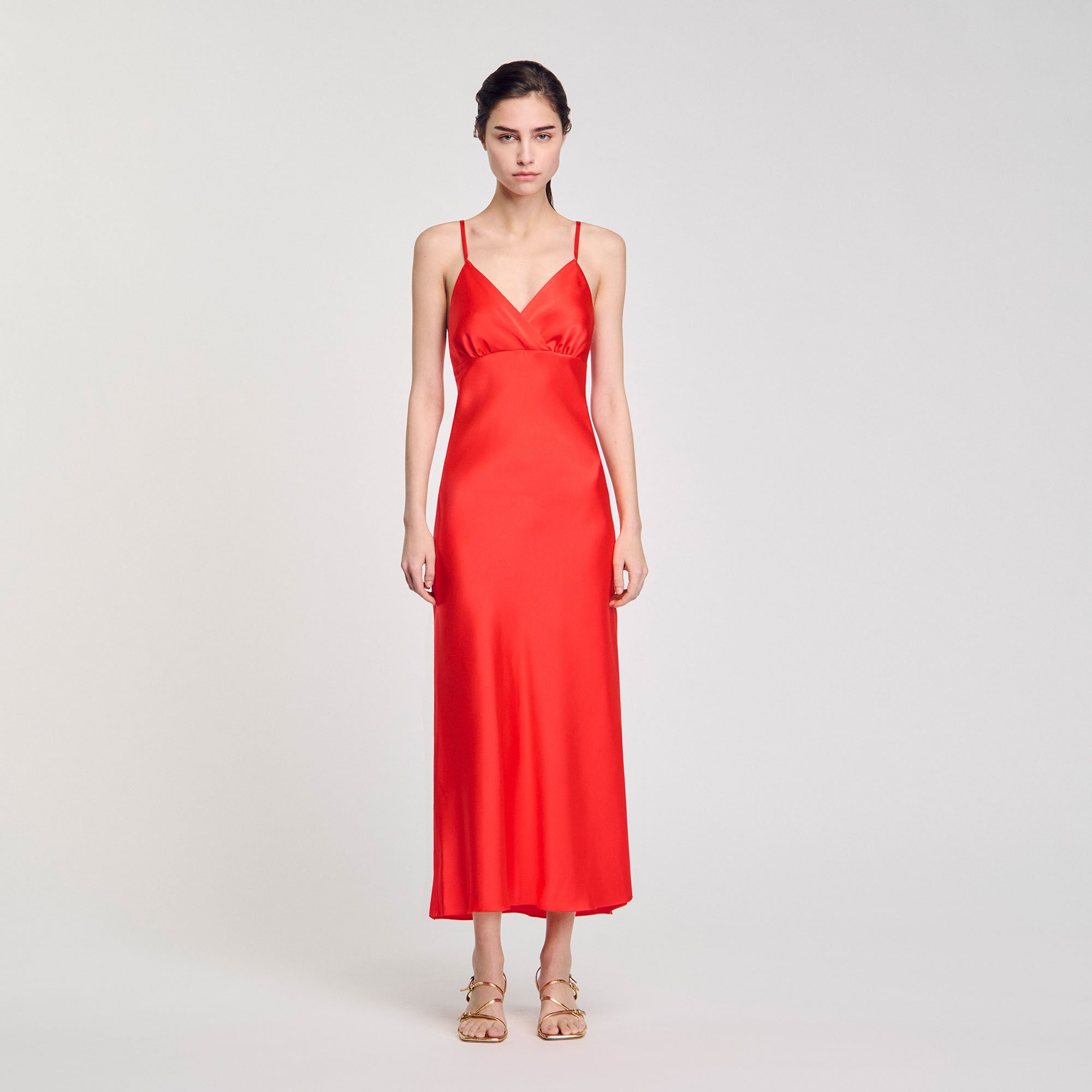 Flowy dress with straps