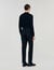 Elasticated straight-leg trousers