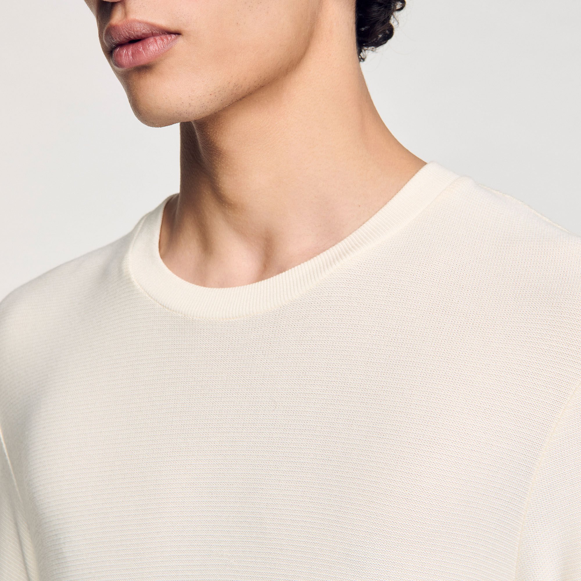 Mock neck T-shirt