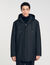 Hooded parka with zip