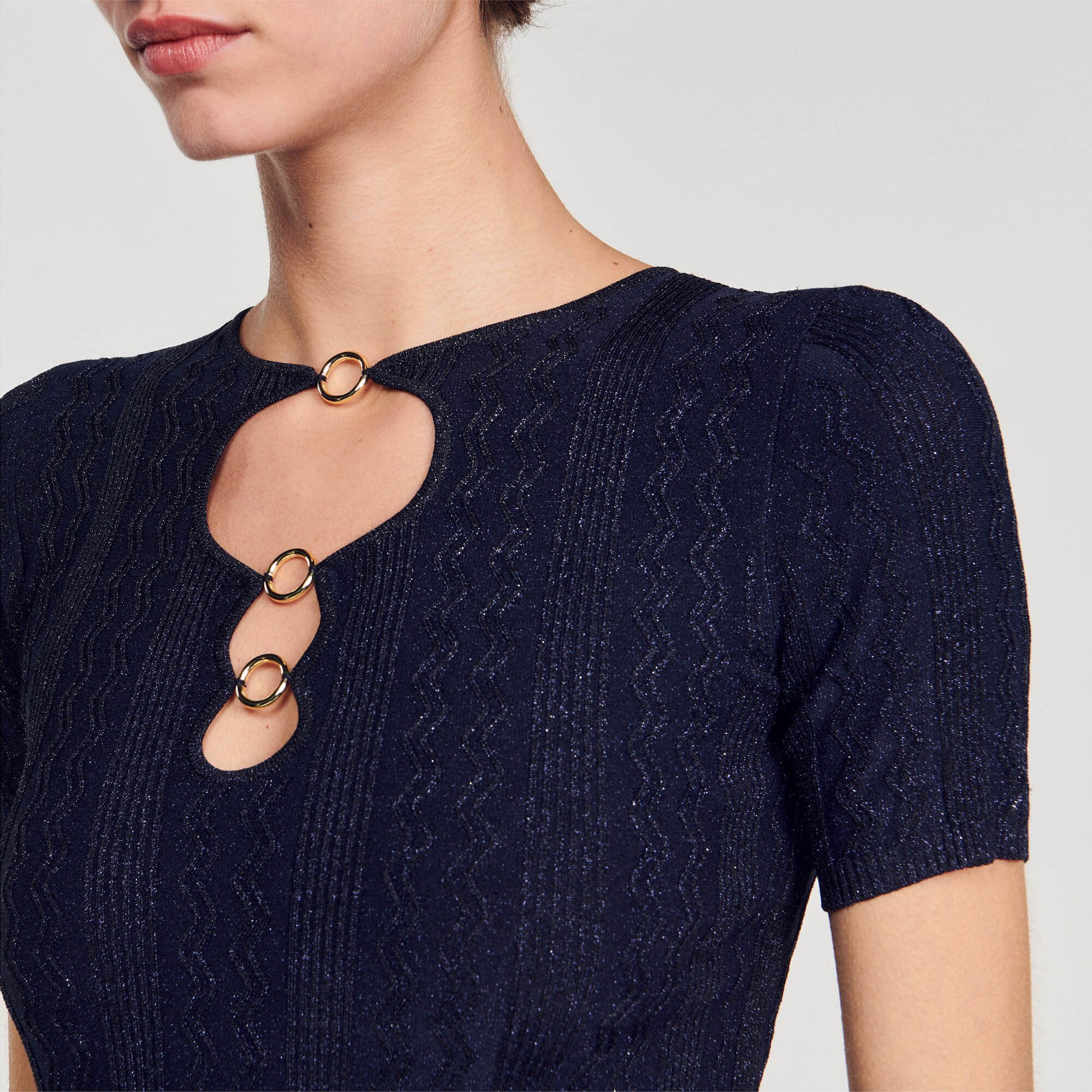 Glitter Knit Top