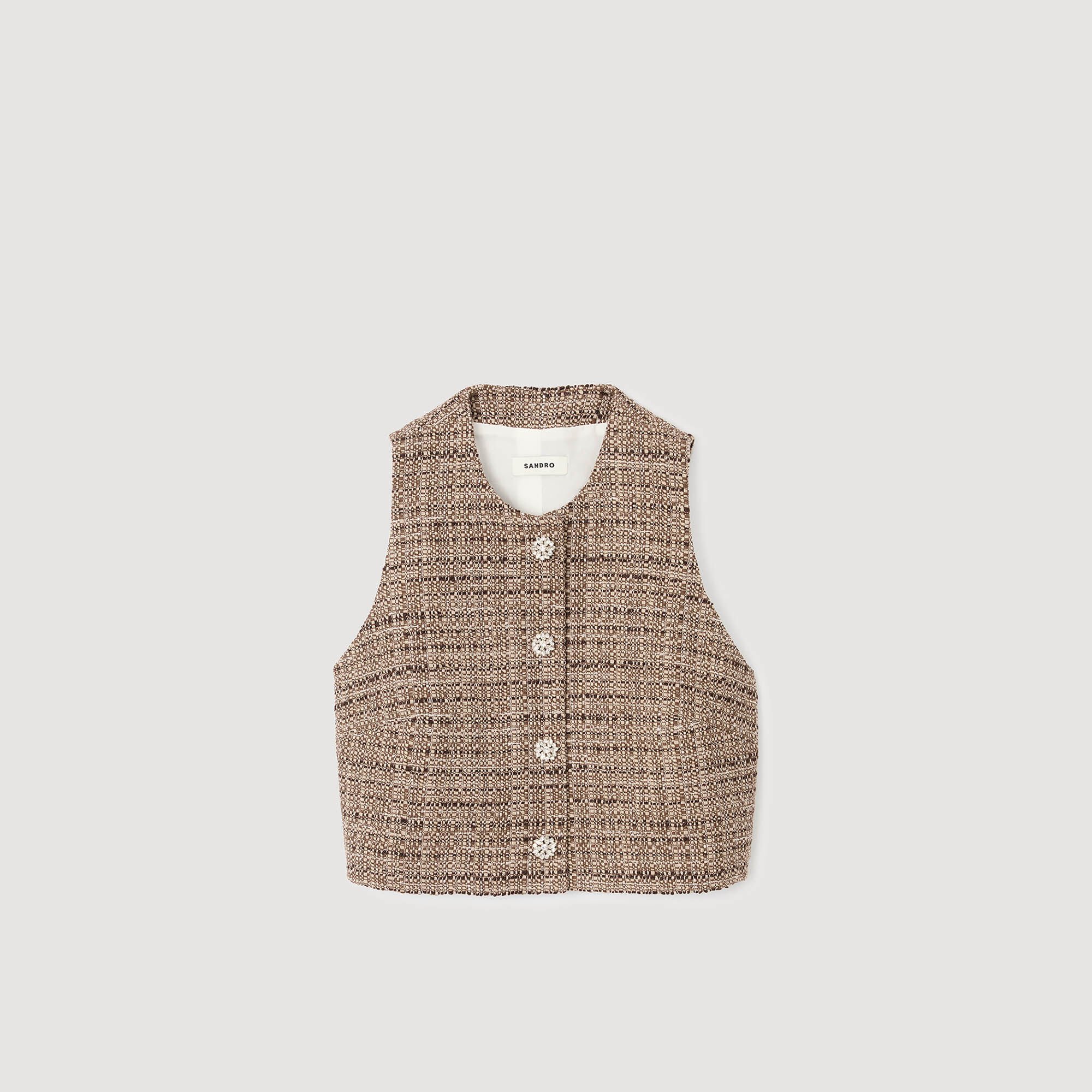 Tweed vest