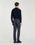 Elasticated straight-leg trousers