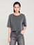 Rhinestone cropped T-shirt