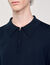Knitted polo sweater