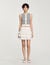 Short ruffled skirt