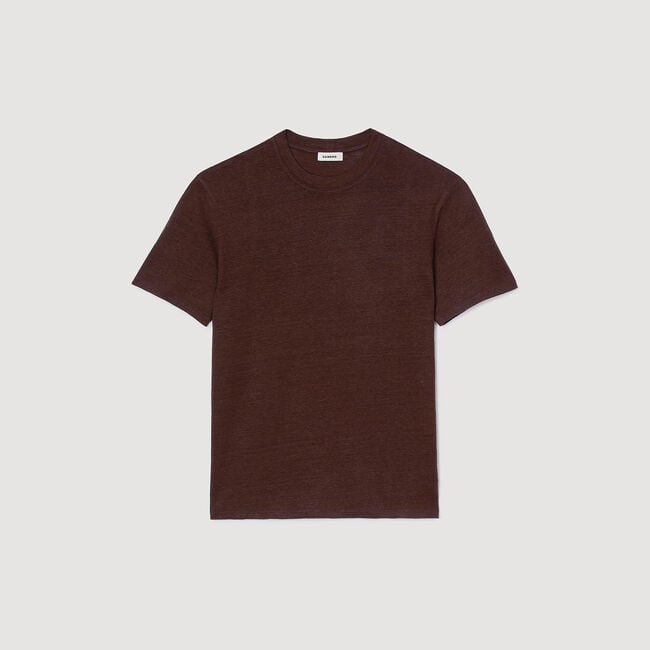 Certified linen T-shirt