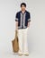Contrast print loose-fit shirt