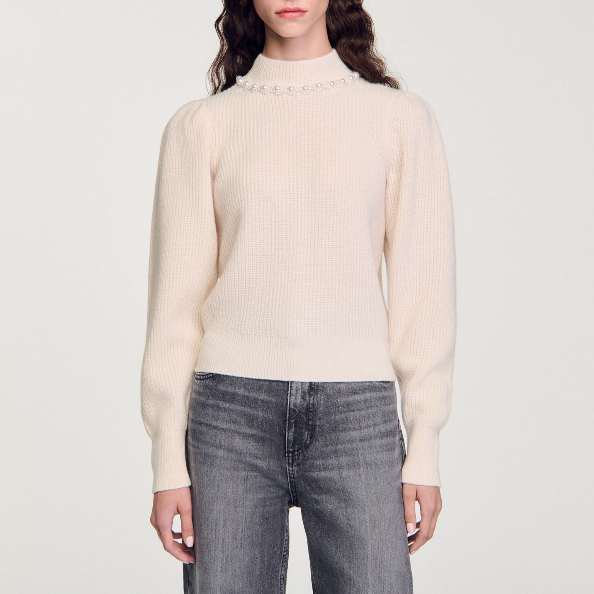 Ribbed Wool and Cashmere Sweater