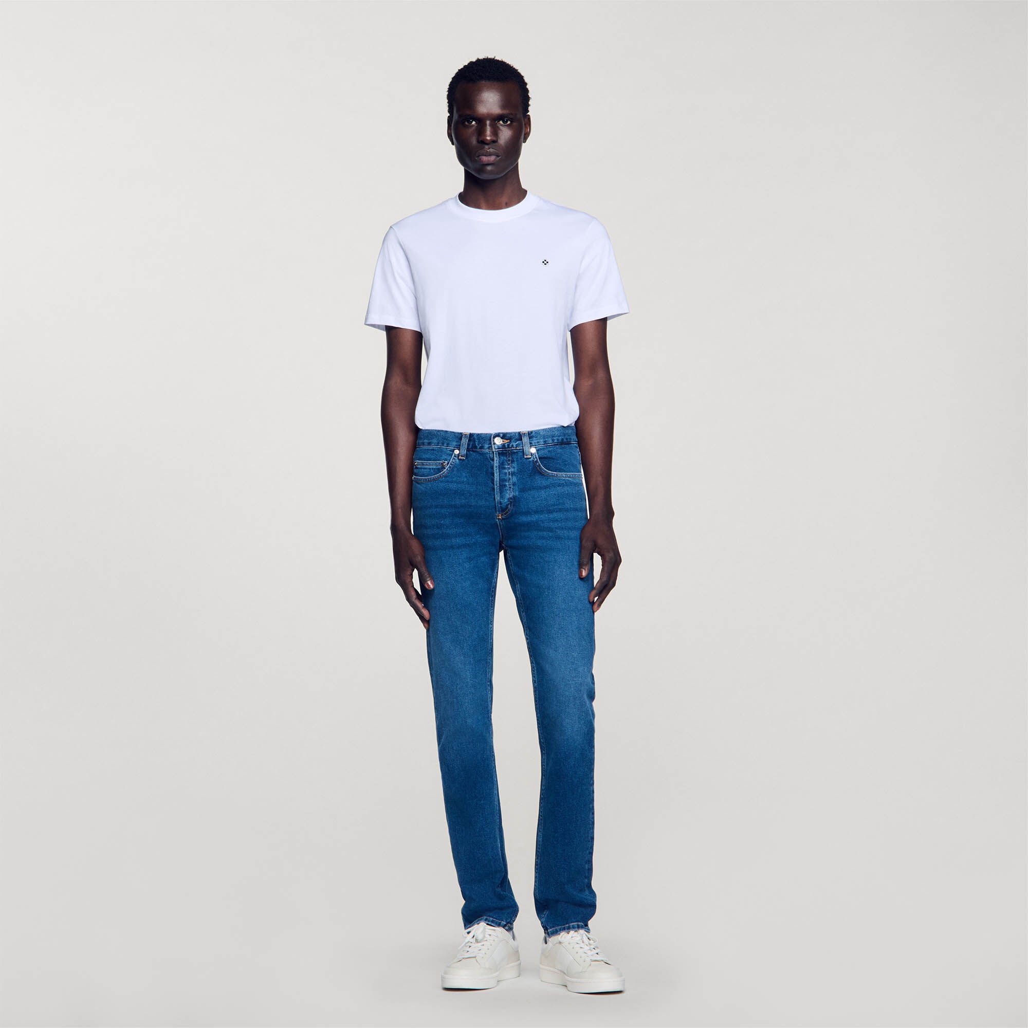 Washed jeans - Slim cut
