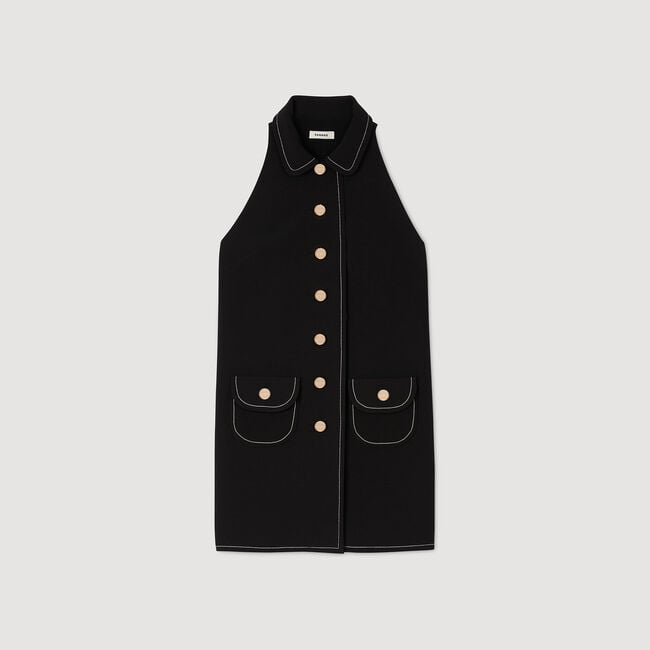 Peter Pan collar mini dress